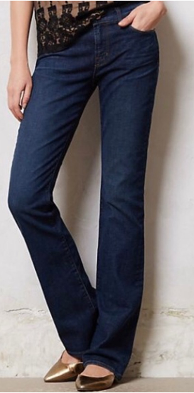 J Brand Brooke Low-Rise Jeans Slim Bootcut Jeans Size 26